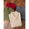 Men's Casual Fashion Collar Wool Pullover Sweater - YLORESHOP