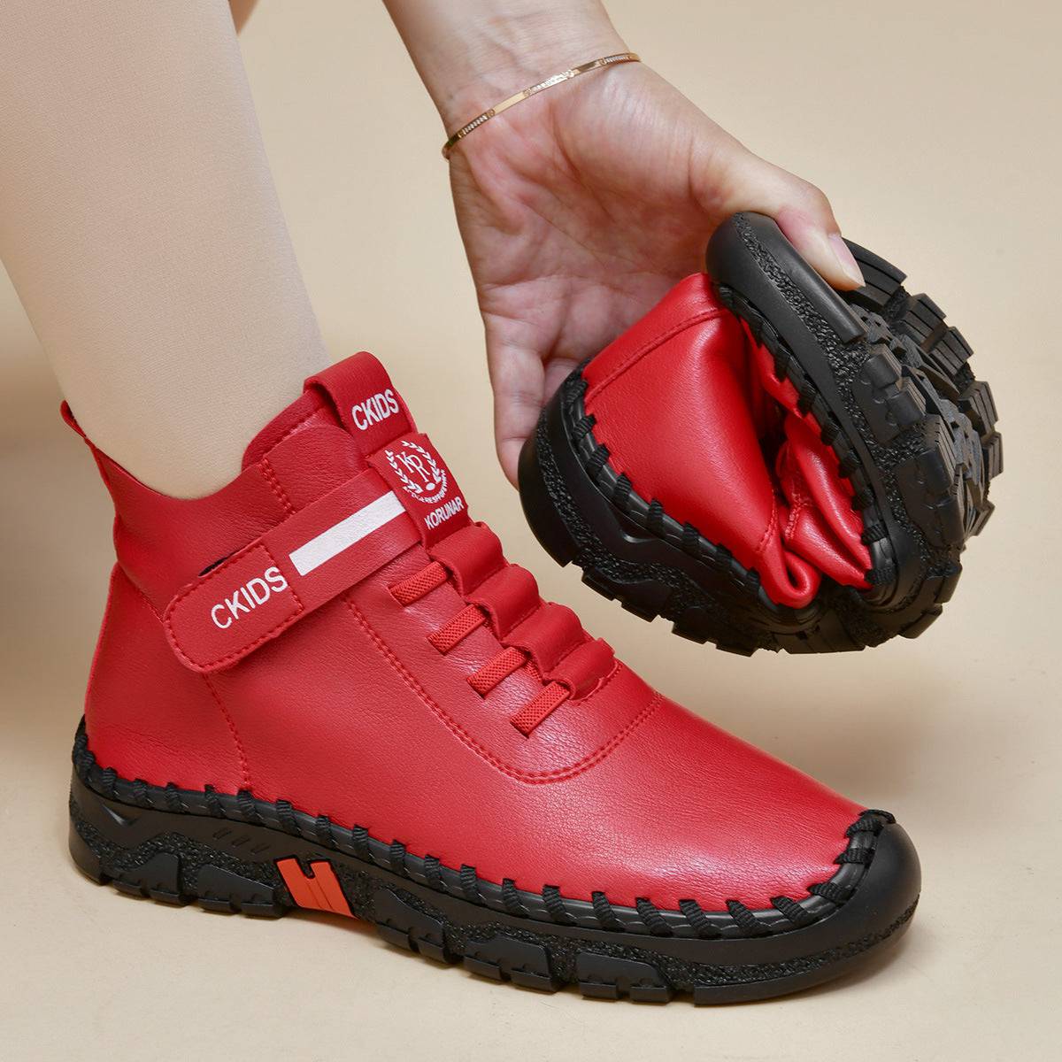 Women's Dr Martens Boots High-top Plus Size Women's Shoes Autumn And Winter Ankle Boots Cotton-padded Shoes - YLORESHOP