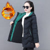 Mid-length Hooded Thickened Thermal Down Cotton-padded Coat - YLORESHOP