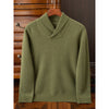 Men's Casual Fashion Collar Wool Pullover Sweater - YLORESHOP