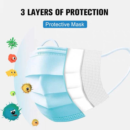 Professional Medical Mask Disposable 3-Ply Face Mask Antiviral Medical-Surgical Mask - YLORESHOP