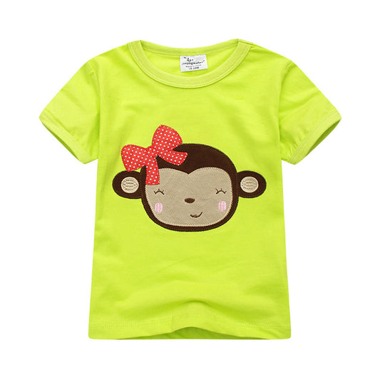 Children's Short-Sleeved T-Shirt Baby Short-Sleeved Shirt - YLORESHOP