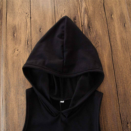 2PCS Toddler Kids Baby Boy Sleeveless Hooded Clothes T-shirt Tops Camo Pants Outfits - YLORESHOP