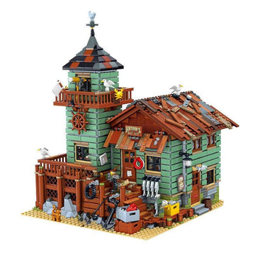 Blocks Bricks Old Fishing House Series Captain's Wharf Toys For Kids Christmas Gifts - YLORESHOP