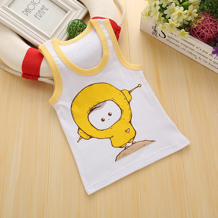 Girls Camisole Cotton Children'S Kids Baby Base Thin Summer Little Girls Wear Middle-Aged Children'S Underwear - YLORESHOP
