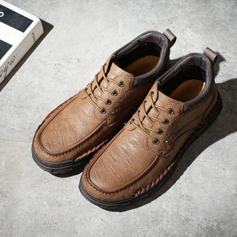 Plus Velvet Casual Shoes Male Plus Size High-top Platform - YLORESHOP