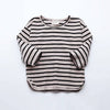Fashion Striped Print Kids Baby Girls Clothes Cotton Long Sleeve T Shirts For Children Girls Autumn Spring Baby Clothing - YLORESHOP