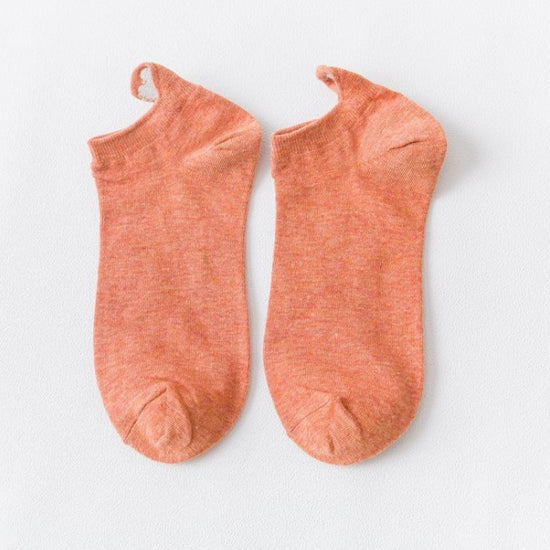 Heart embroidery sock sock casual cotton socks woman - YLORESHOP