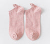 Heart embroidery sock sock casual cotton socks woman - YLORESHOP