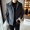 Men's Winter New Woolen Lapel Short Coat - YLORESHOP