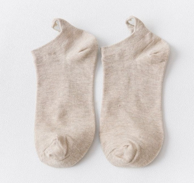 Heart embroidery sock sock casual cotton socks woman - YLORESHOP