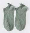 Heart embroidery sock sock casual cotton socks woman - YLORESHOP