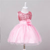 Baby Sequin Dress Flower Girl Wedding Princess Dress - YLORESHOP