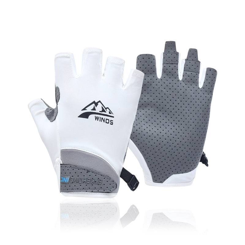 Fitness Cycling Gloves Half Finger Touch Screen Breathable Sunscreen Gloves For Men And Women - YLORESHOP