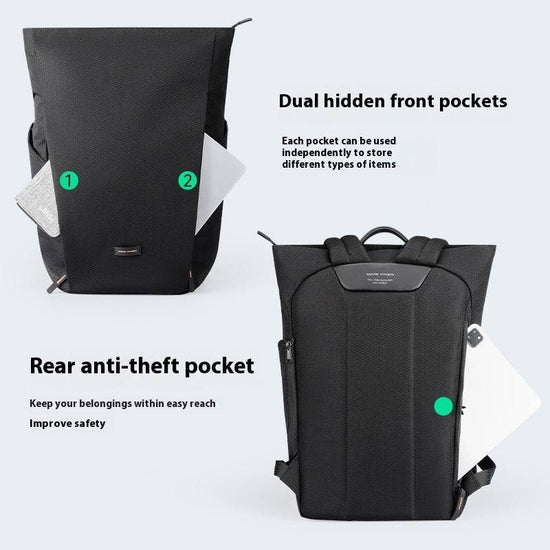 New Fashion Men's Computer Backpack Design Advanced Trend Student Travel Bag - YLORESHOP