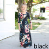Amazon children's dresses Europe and the United States round neck print girls long skirt eBay AliExpress girls explosion models - YLORESHOP
