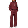 Solid Color Long-sleeved Sweater Trousers Suit Women's Suit - YLORESHOP