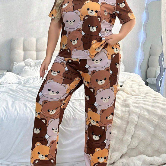 Trousers Plus-sized Plus Size Women's Pajamas Homewear Suit - YLORESHOP