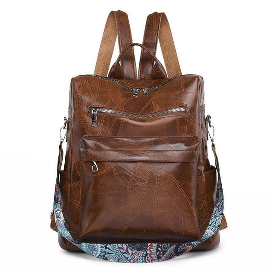 Vintage Student Schoolbag Leisure Multifunctional Women's Backpack - YLORESHOP