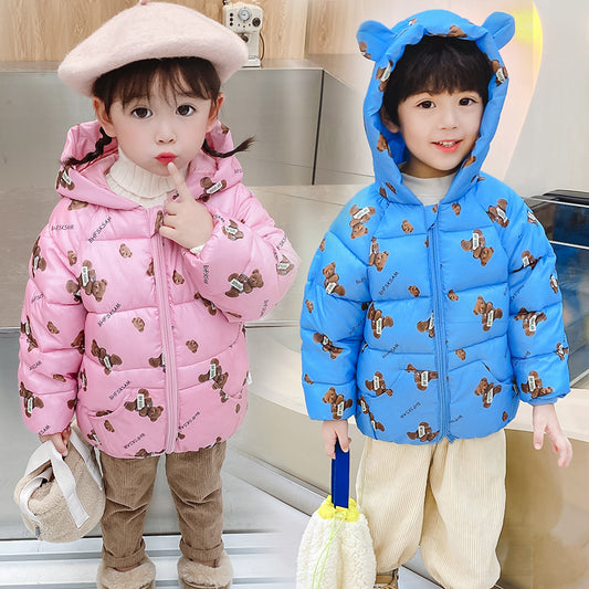 Lightweight and warm cotton jacket for children - YLORESHOP