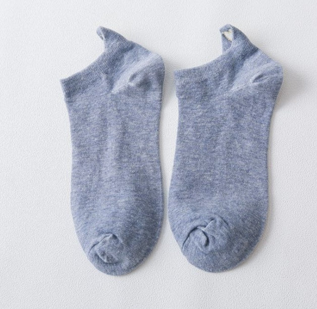 Heart embroidery sock sock casual cotton socks woman - YLORESHOP
