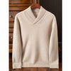 Men's Casual Fashion Collar Wool Pullover Sweater - YLORESHOP