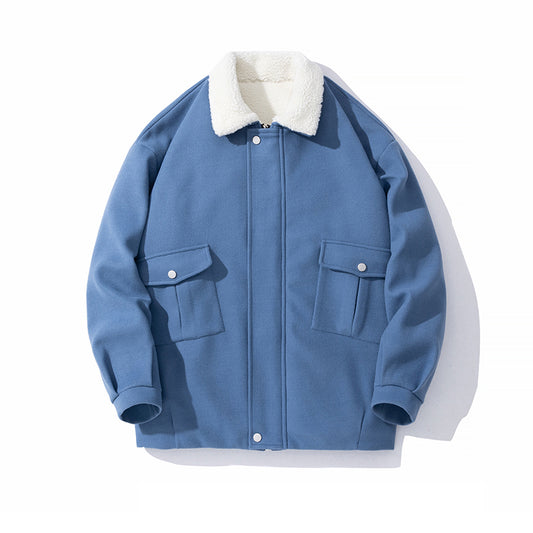 Cappotto in cotone da uomo autunno e inverno