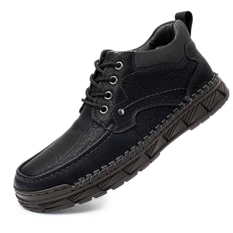 Plus Velvet Casual Shoes Male Plus Size High-top Platform - YLORESHOP