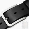 Cowhide Pin Buckle Belt Men's Single-layer Leather Punching Belt - YLORESHOP