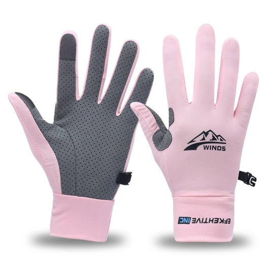 Fitness Cycling Gloves Half Finger Touch Screen Breathable Sunscreen Gloves For Men And Women - YLORESHOP