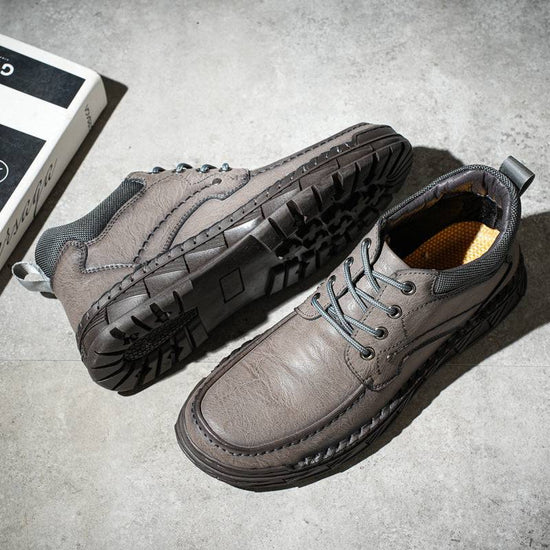 Plus Velvet Casual Shoes Male Plus Size High-top Platform - YLORESHOP