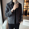 Men's Winter New Woolen Lapel Short Coat - YLORESHOP