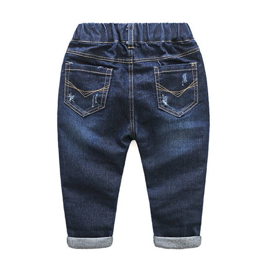 Boys' Spring And Autumn Crawler Jeans Children's Casual Pants Crawler - YLORESHOP