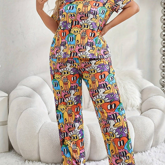 Trousers Plus-sized Plus Size Women's Pajamas Homewear Suit - YLORESHOP