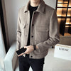 Men's Winter New Woolen Lapel Short Coat - YLORESHOP