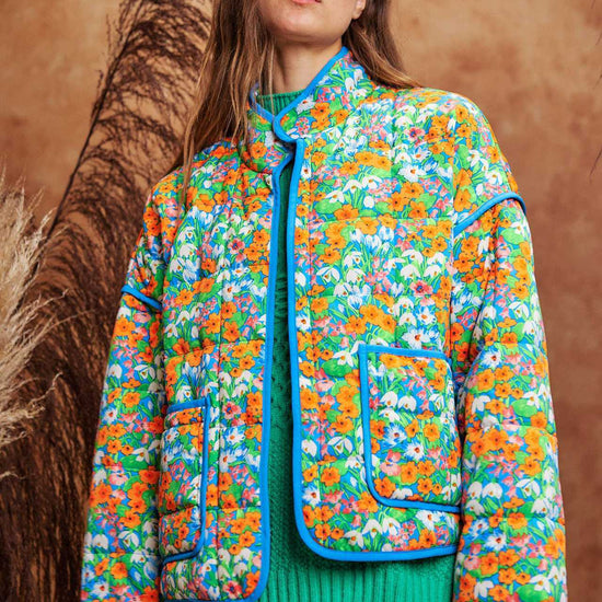 Autumn And Winter Cotton Printed Women's Cotton Coat - YLORESHOP