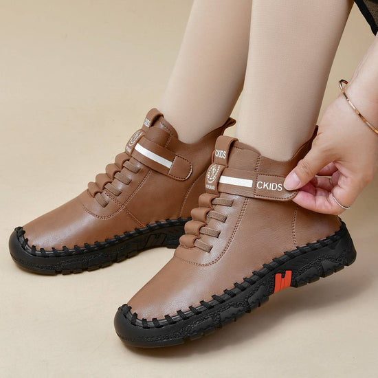 Women's Dr Martens Boots High-top Plus Size Women's Shoes Autumn And Winter Ankle Boots Cotton-padded Shoes - YLORESHOP