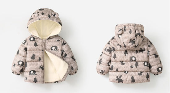 Off-season New Autumn And Winter Children's Light Hooded BabyCotton Jacket - YLORESHOP