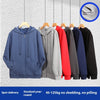 420g European And American Plus Size Zipper Hooded Sweater Men - YLORESHOP