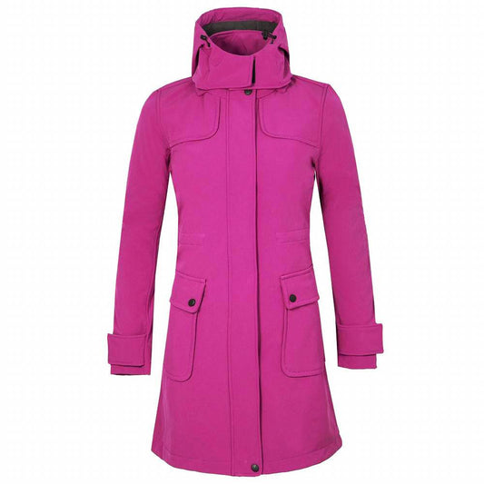 New Sparkling Style Women's Long Outdoor Camping Mountaineering Sports Leisure Shell Jacket - YLORESHOP