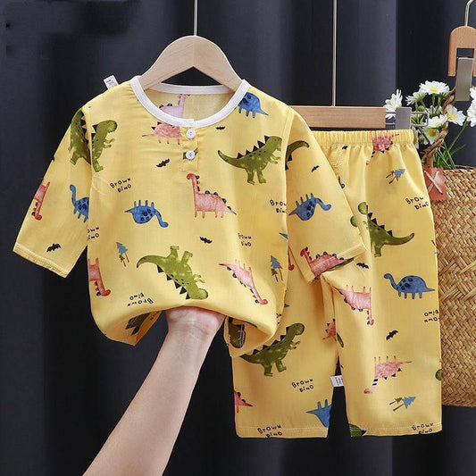 Summer Clothes Cotton Silk Air-conditioning Clothes Baby Clothes - YLORESHOP
